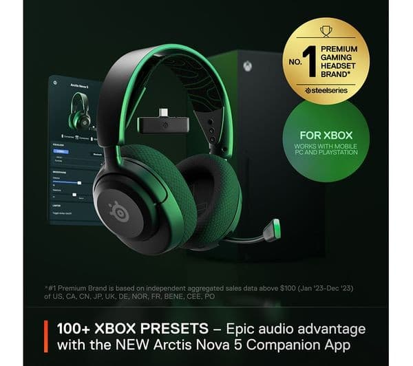 SteelSeries Arctis Nova 5X Headphones Black - Image 2