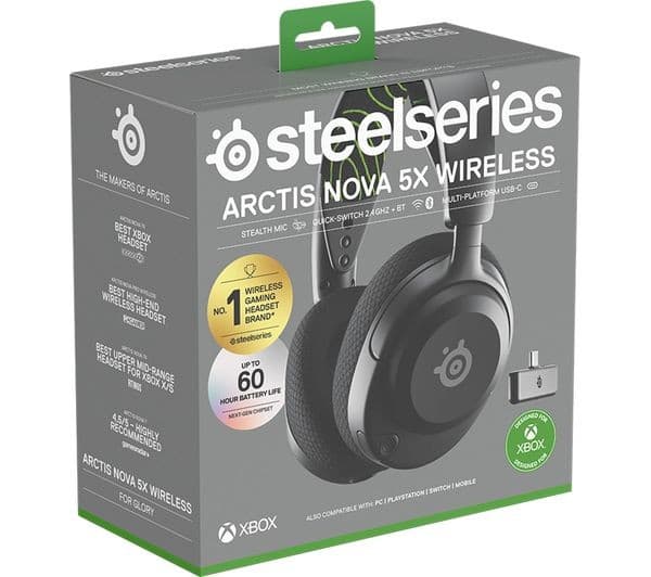 SteelSeries Arctis Nova 5X Headphones Black - Image 8