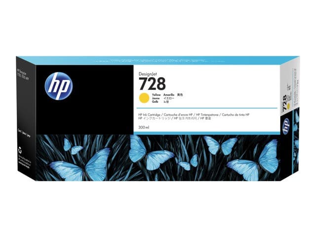 HP 728 - yellow - original - DesignJet - ink cartridge - Image 4