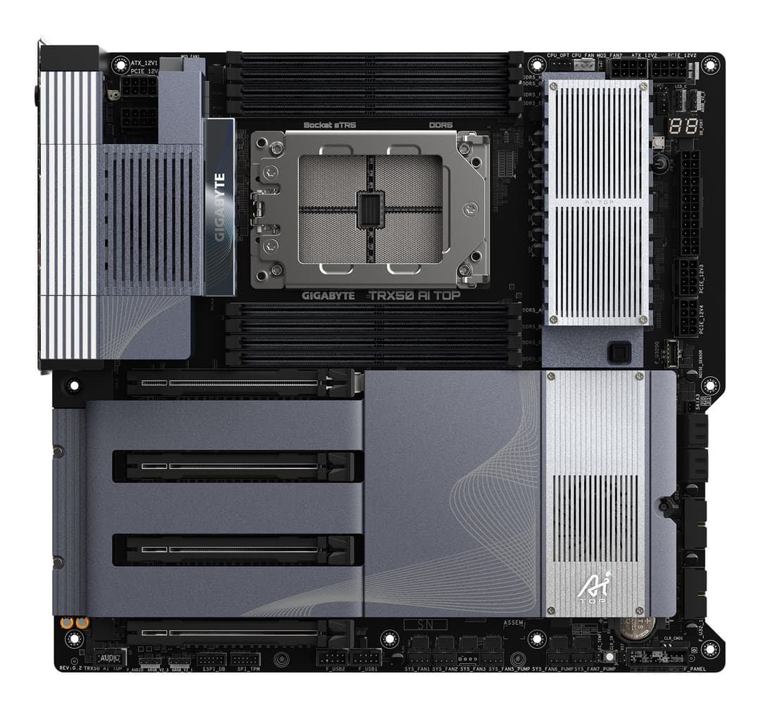 GIGABYTE TRX50 AI TOP-2B Motherboard - Image 2
