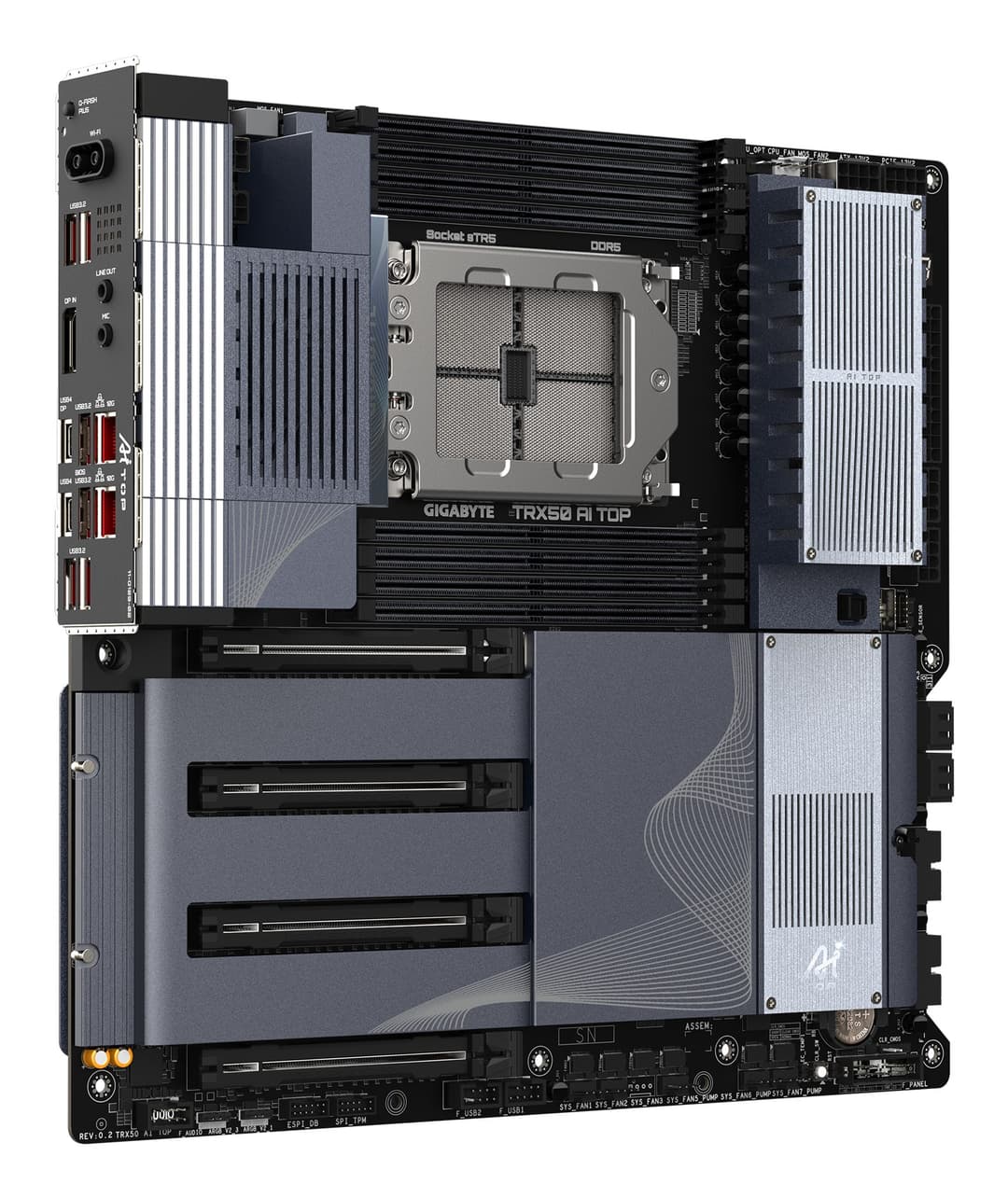 GIGABYTE TRX50 AI TOP-2B Motherboard - Image 3