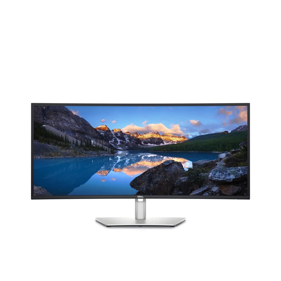 Dell UltraSharp U3423WE 34-inch Curved WQHD IPS Black USB-C Hub Monitor, 3440 x 1440, Silver - Image 1
