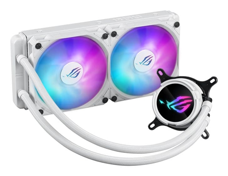 ASUS ROG Strix LC III 240 ARGB Intel/AMD AIO Liquid CPU Cooler - White - Image 3