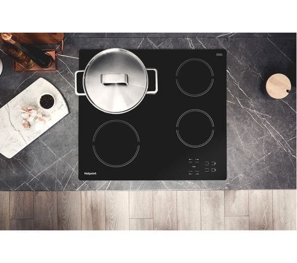 HOTPOINT HR 651 C H 58 cm Electric Ceramic Hob - Black - Image 10