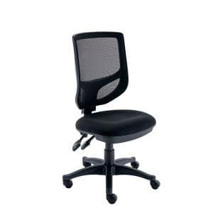 Polaris Nesta Mesh Back Operator Chair 2 Lever 590x900x1050mm Black KF77950 - Image 1