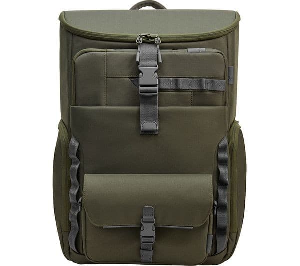 HP Modular 15.6" Laptop Backpack Grey & Green - Image 1