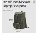 HP Modular 15.6" Laptop Backpack Grey & Green thumbnail 10