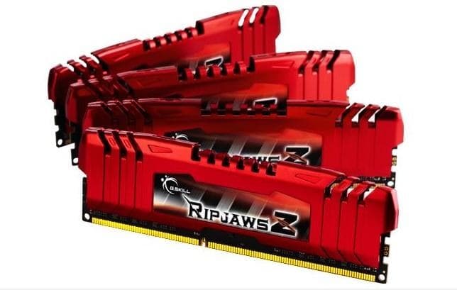 32GB G.Skill DDR3 PC3-12800 RipjawsZ Series for Intel X79 (10-10-10-30) Quad Channel kit 4x8GB - Image 1