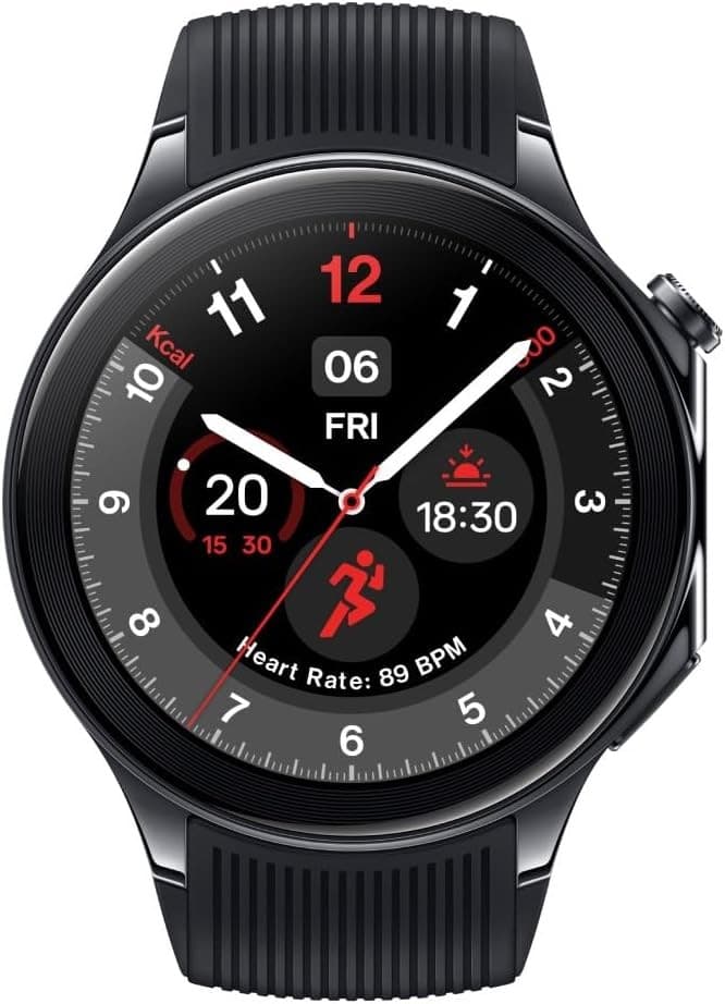 OnePlus Watch 2 Smartwatch 32GB Black Steel - Image 2