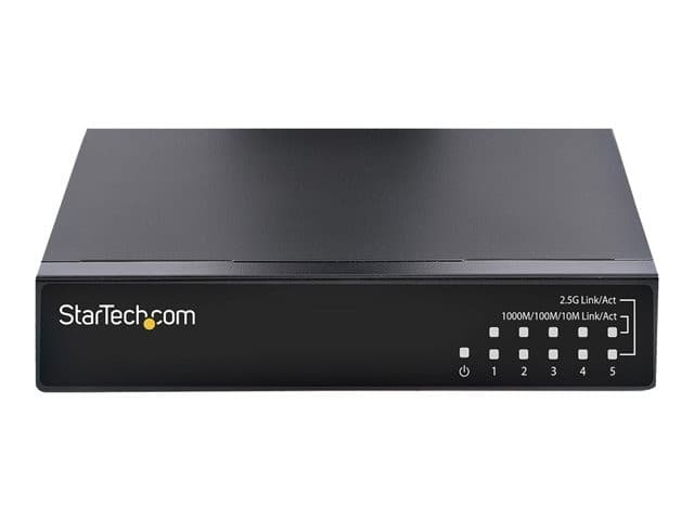StarTech DS52000 2.5G Ethernet Switch 5-Port Black - Image 2