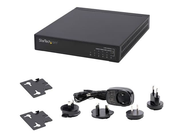StarTech DS52000 2.5G Ethernet Switch 5-Port Black - Image 8