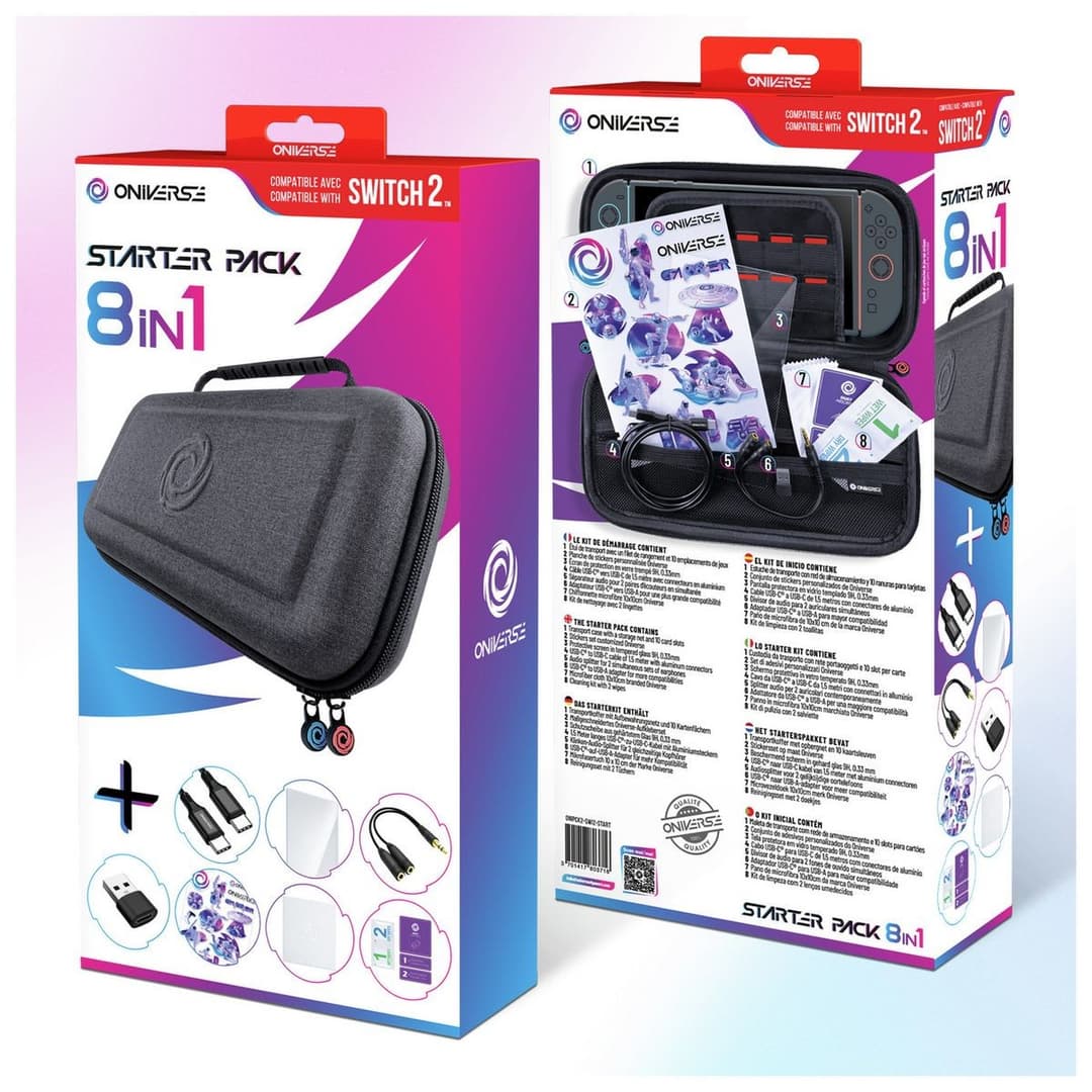 Oniverse Carrying Case 8-in-1 Starter Kit For Nintendo Switch 2 - Image 4
