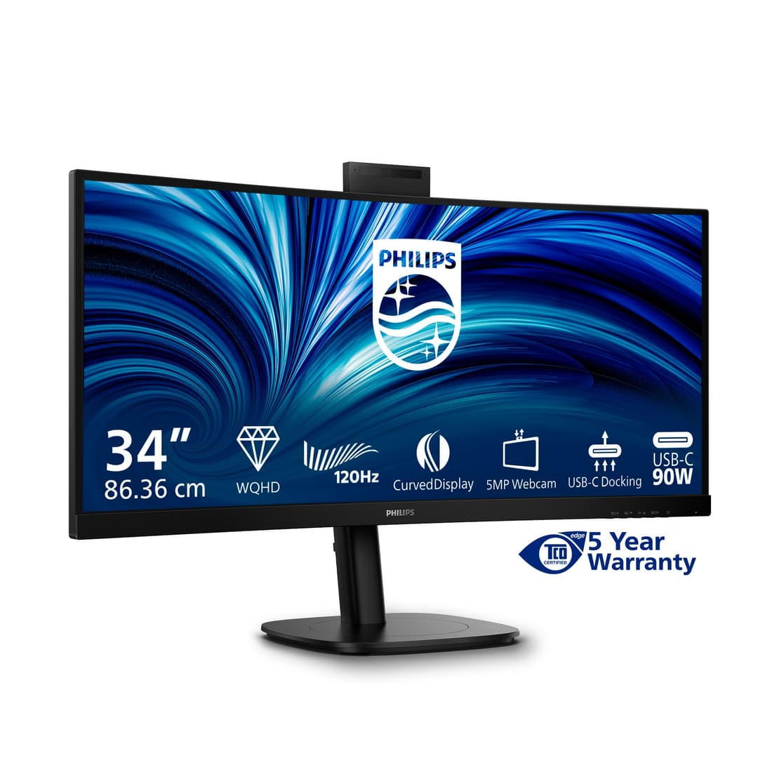 Philips 3000 series 34B2U3600CH/00 computer monitor 86.4 cm (34") 3440 x 1440 pixels Wide Quad HD LCD Black - Image 4