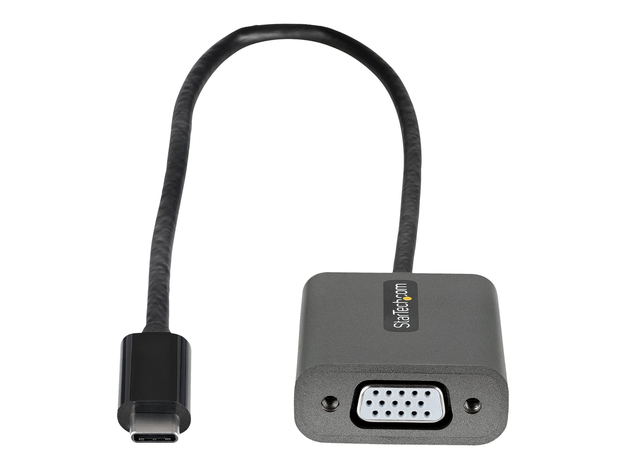 StarTech USB-C to VGA Adapter Black