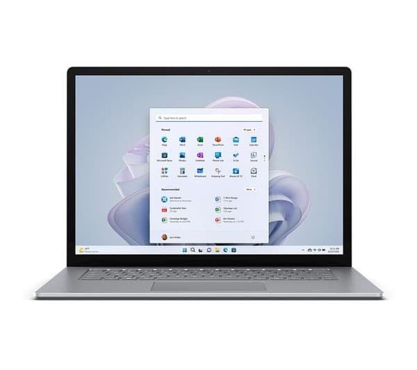 MICROSOFT 15" Surface Laptop 5 - Intel® Core™ i7, 256 GB SSD, Platinum - Image 1