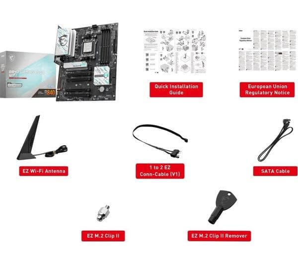 MSI B840 Gaming Plus WiFi Motherboard - Image 2