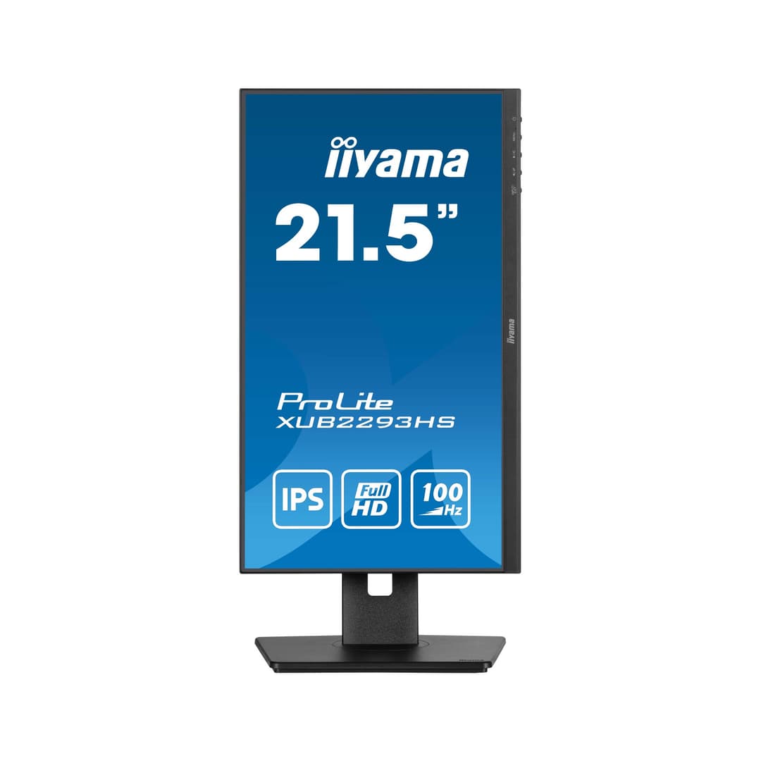 iiyama ProLite XUB2293HS-B6 21.5" IPS Full HD 100Hz 1ms Height Adjustable Monitor - Image 2