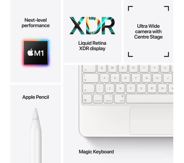 APPLE 12.9" iPad Pro (2021) - 128 GB, Silver - Image 6