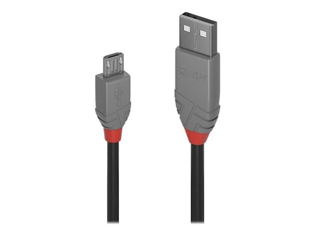Lindy USB Micro-USB Cable 0.5m Black - Image 4