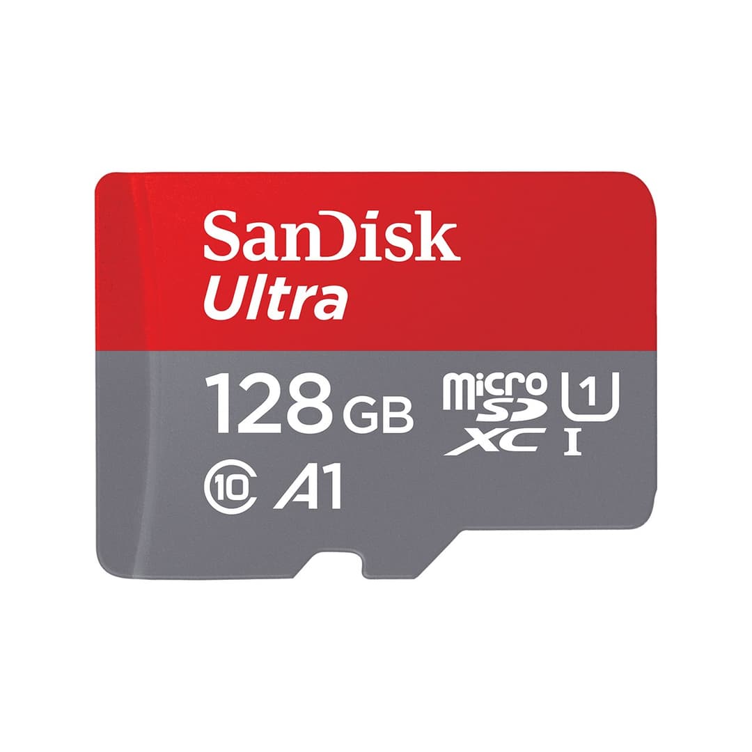 SanDisk Ultra microSDXC UHS-I Class 10 100MB/s with SD Adapter - 128GB - Image 1