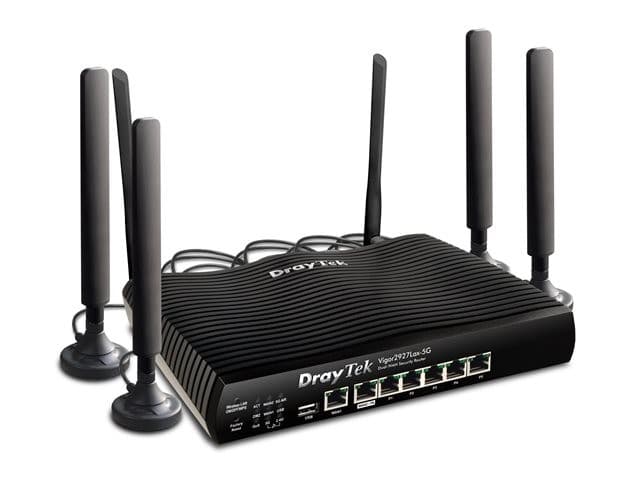 DrayTek Vigor 2927Lax-5G Wi-Fi 6 AX3000 5G/LTE VPN Router - Black - Image 5