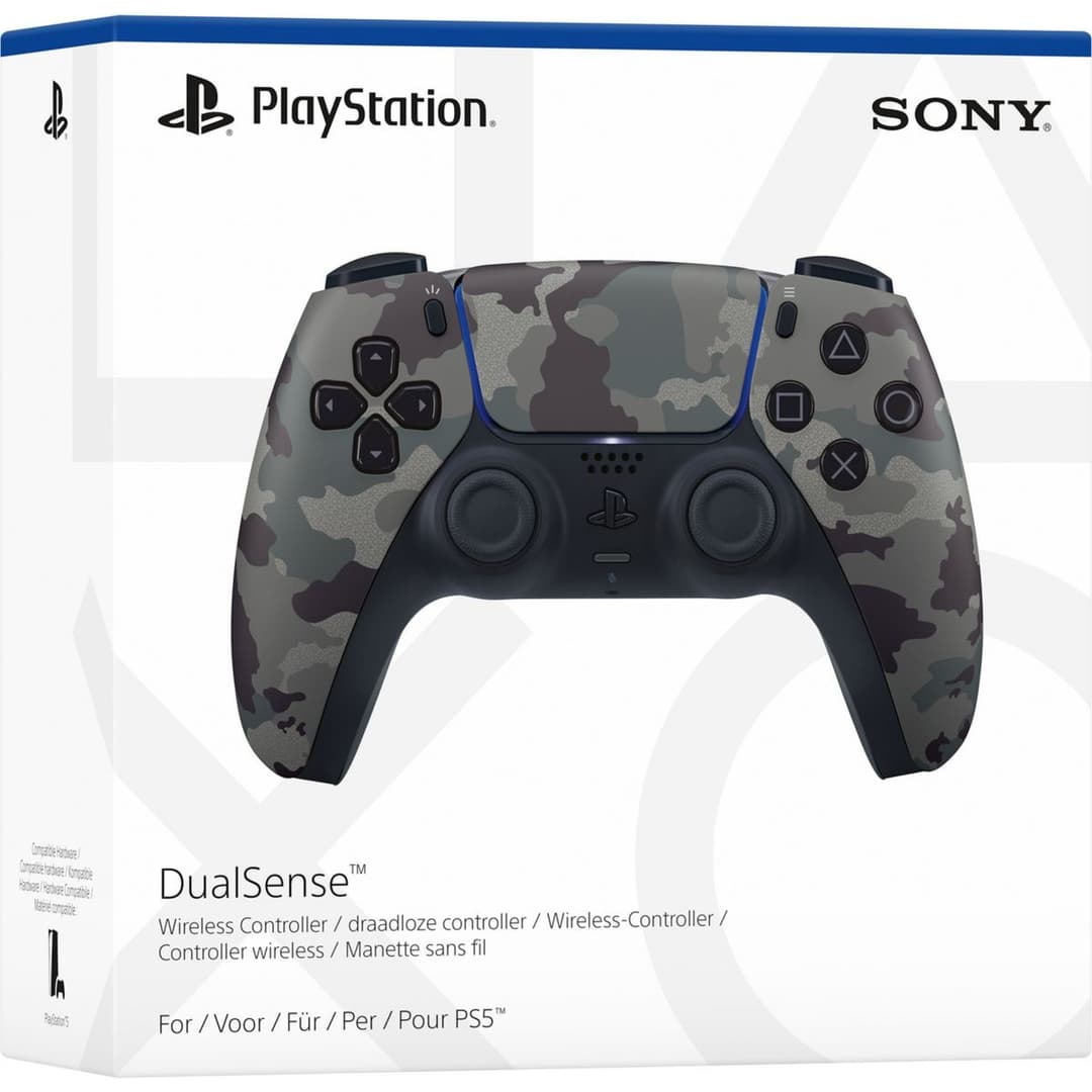 Sony DualSense PS5 Wireless Controller - Grey Camo - Image 2