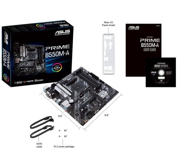 ASUS PRIME B550M-A AM4 Motherboard - Image 2