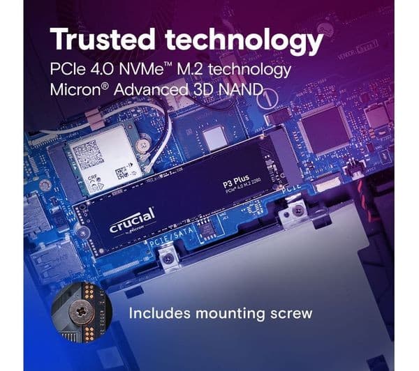 CRUCIAL P3 Plus M.2 Internal SSD - 500 GB - Image 4