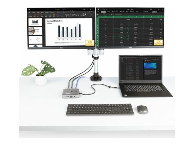 STARTECH USB-C Multiport Docking Station Space Grey - Image 2