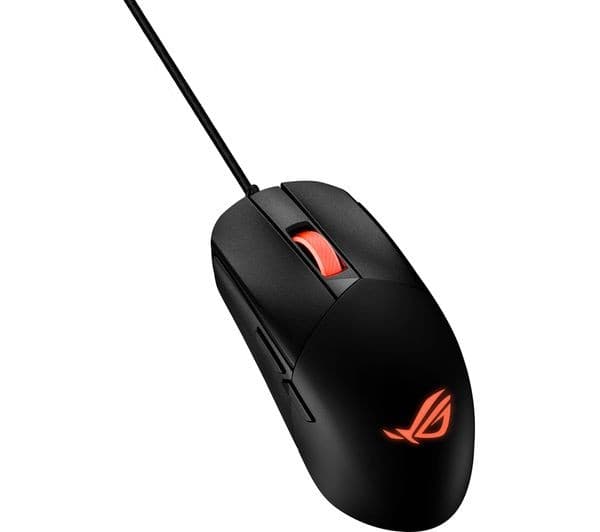 ASUS ROG Strix Impact III Wired RGB Optical Gaming Mouse - Black