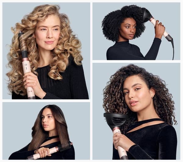 DYSON Airwrap Co-anda 2x Curly + Coily Hair Multi-Styler & Dryer - Amber Silk & Pink Champagne - Image 4