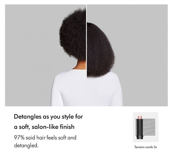 DYSON Airwrap Co-anda 2x Curly + Coily Hair Multi-Styler & Dryer - Amber Silk & Pink Champagne - Image 6