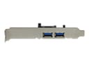 StarTech.com 2 Port PCI Express (PCIe) SuperSpeed USB 3.0 Card Adapter with UASP - SATA Power - Dual Port USB 3 PCIe Controller (PEXUSB3S24) - USB adapter - PCI Express x1 - USB 3.0 x 2 thumbnail 5