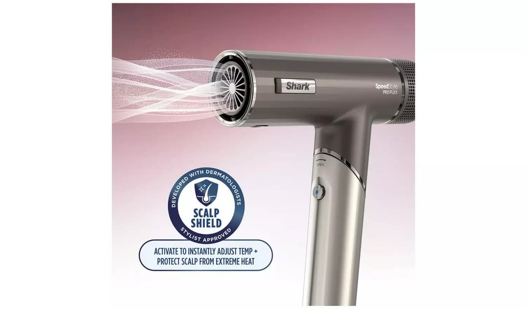 Shark Beauty SpeedStyle ProFLEX Hair Dryer Mocha Silver - Image 4