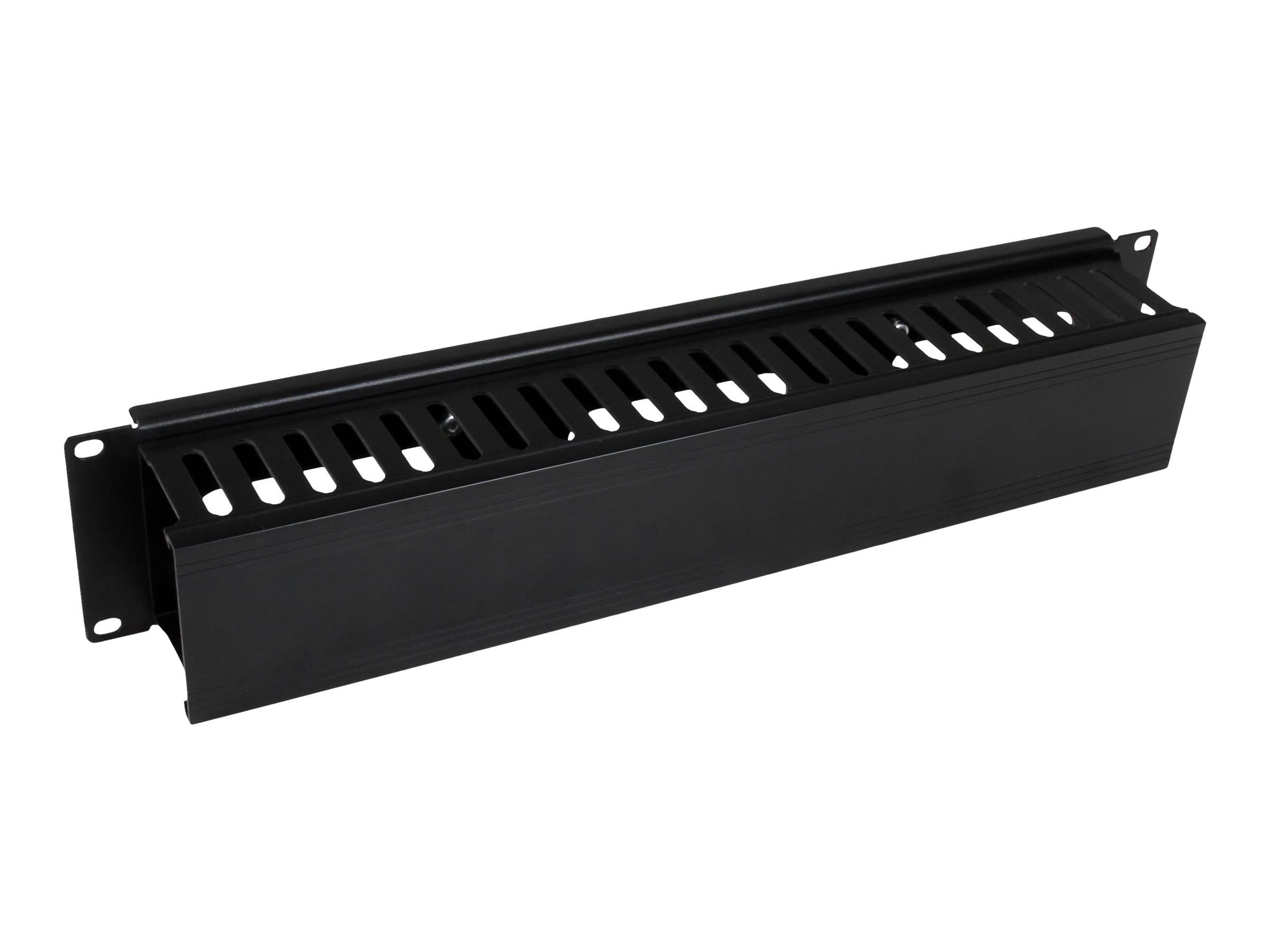 StarTech 2U Server Rack Cable Management Black