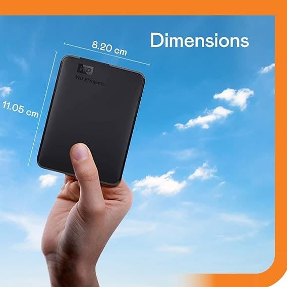 WD Elements Portable USB 3.0 External Hard Drive 1TB - Image 3