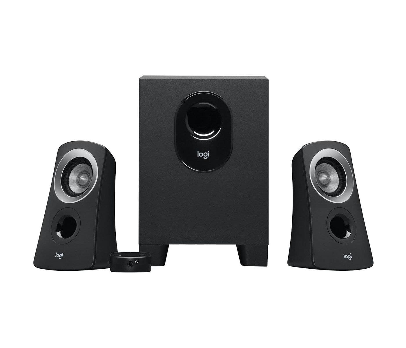 Logitech Z313 Speaker System, 3.5mm Jack - Black (EU Plug)