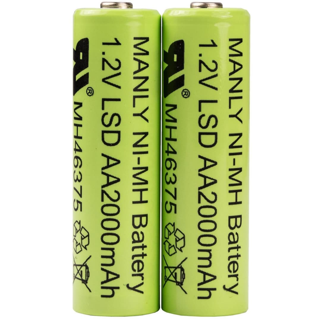 Socket Mobile AC4146-1904 AA NiMH Rechargeable Battery 2000mAh 2-Pack for SocketScan 700 Series Barcode Scanners - Image 1