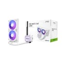 ASRock Pro White 240 ARGB All-in-One Liquid CPU Cooler, 240mm Radiator - White thumbnail 2