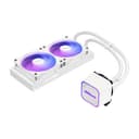 ASRock Pro White 240 ARGB All-in-One Liquid CPU Cooler, 240mm Radiator - White thumbnail 4