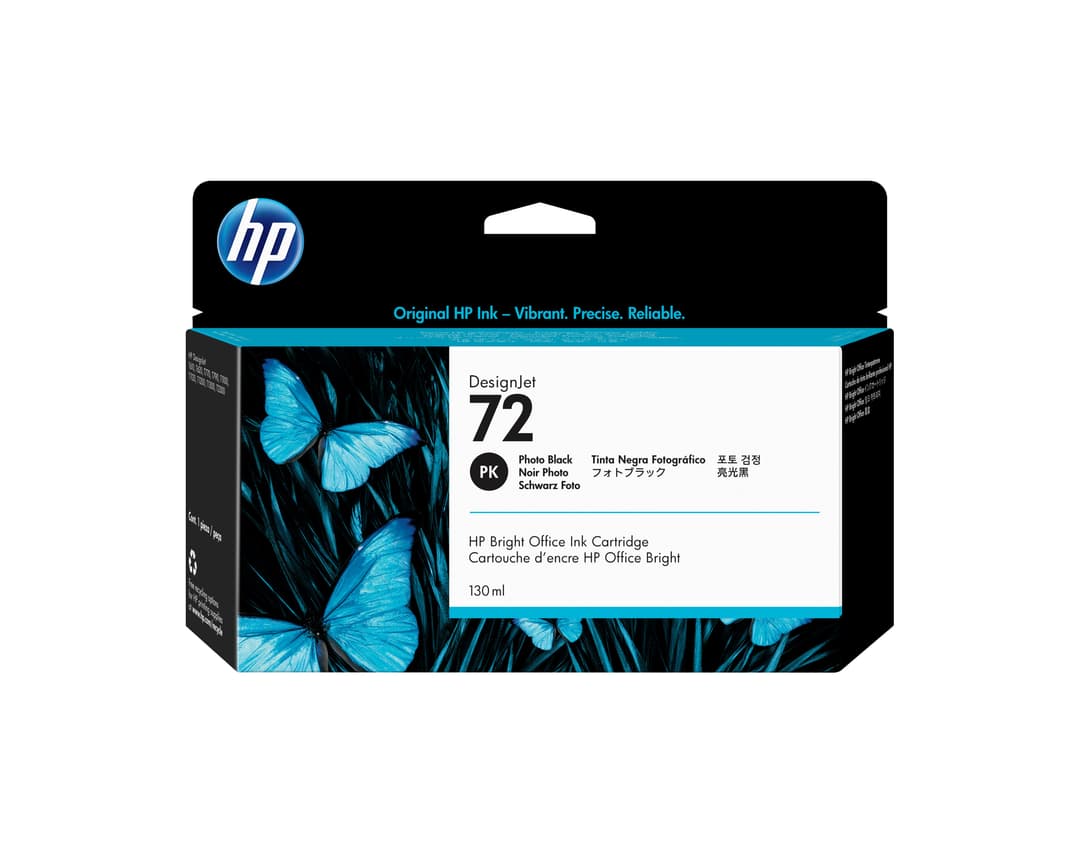 HP 72 130-ml Photo Black DesignJet Ink Cartridge - Image 1