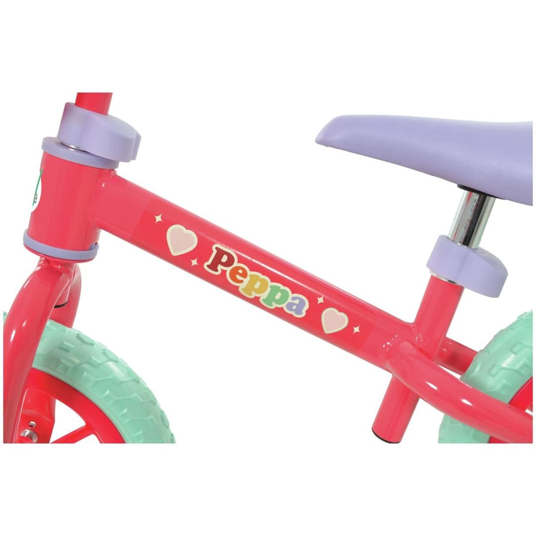 Peppa Pig 12inch Kids Balance Bike with Light Up Wheels - Image 9