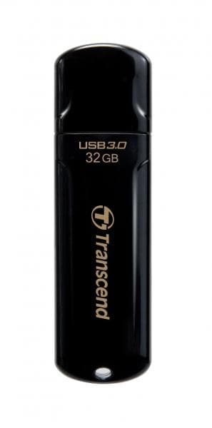 Transcend JetFlash 700 USB 3.0 Flash Drive, Black - 32GB - Image 1