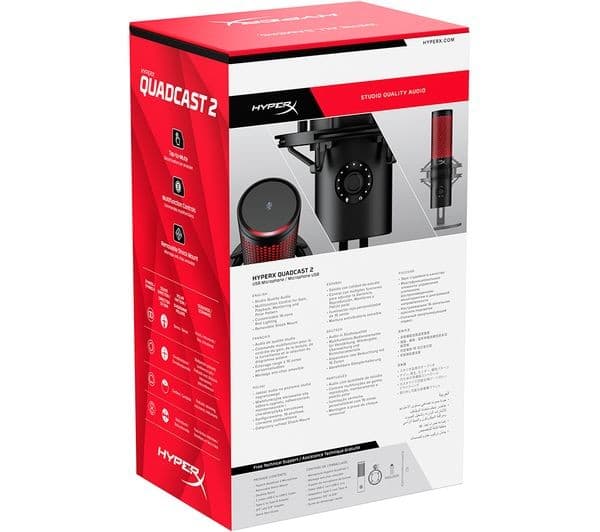 HyperX QuadCast 2 Microphone Black - Image 5