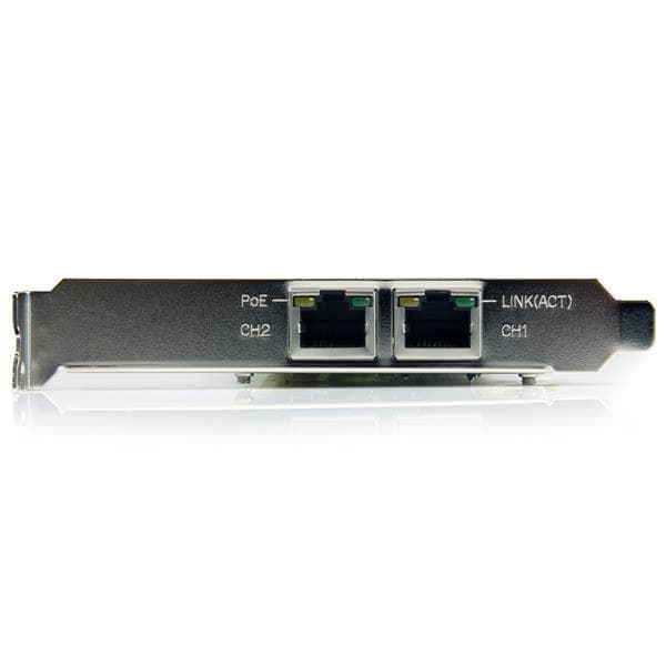 StarTech.com Dual Port PCI Express Gigabit Ethernet PCIe Network Card Adapter - PoE/PSE - Image 3