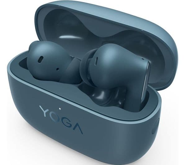 LENOVO YOGA Wireless Bluetooth Noise-Cancelling Earbuds - Tidal Teal - Image 4