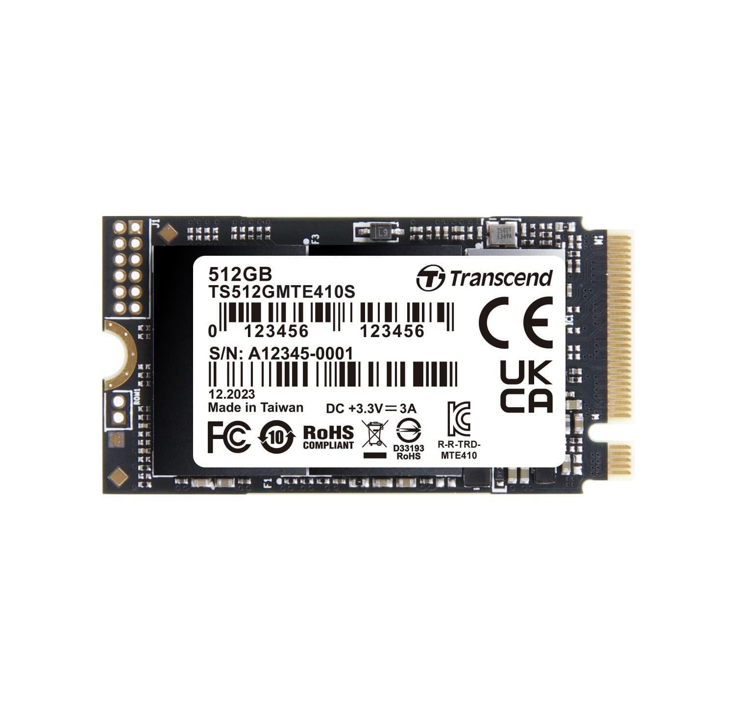 Transcend MTE410S M.2 2242 PCIe 4.0 NVMe Internal SSD 512GB