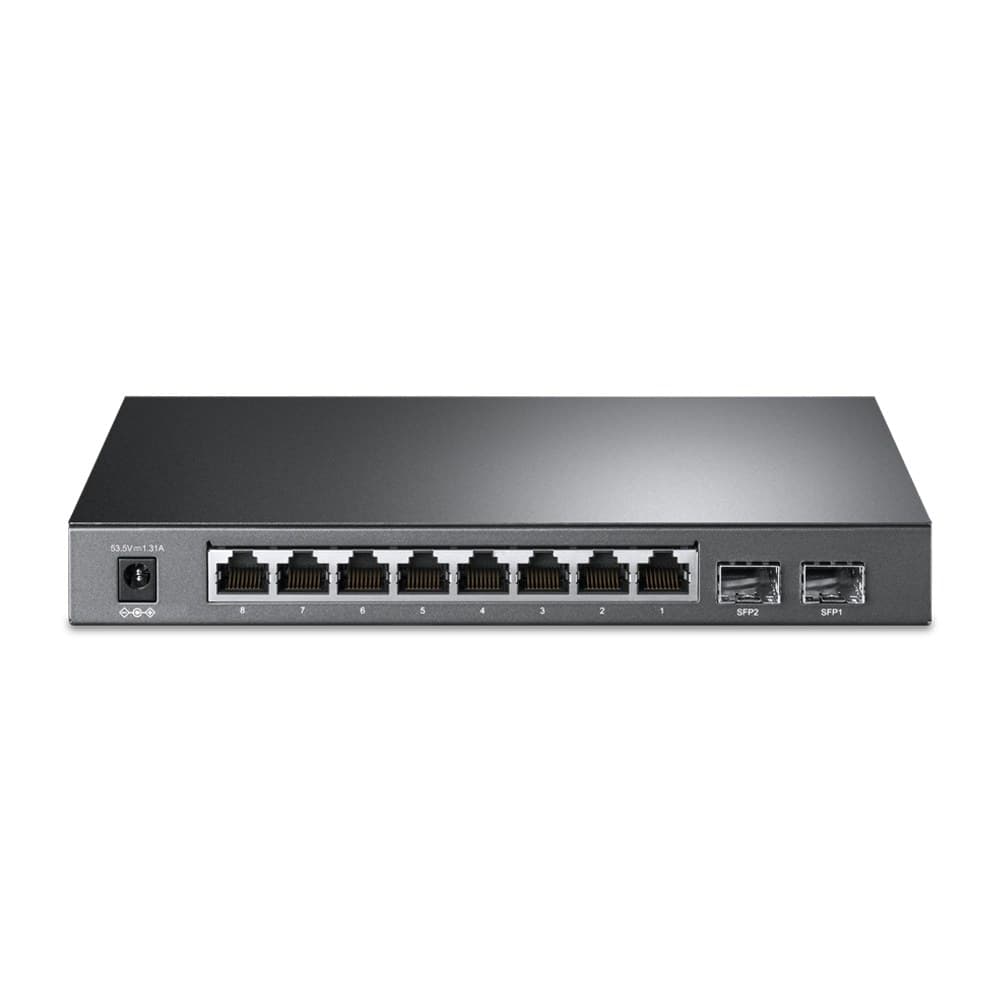 TP-Link JetStream 8-Port Gigabit Smart PoE+ Switch with 2 SFP Slots - Image 3
