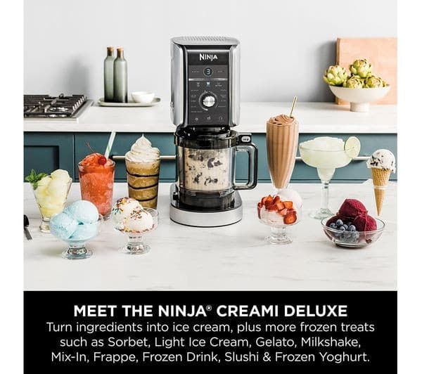 Ninja NC501UK CREAMi Deluxe Ice Cream Maker Black - Image 4