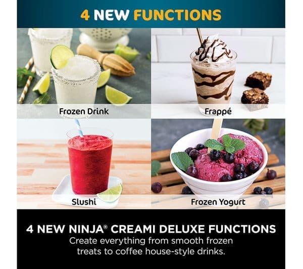 Ninja NC501UK CREAMi Deluxe Ice Cream Maker Black - Image 6